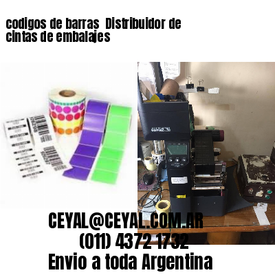 codigos de barras 	Distribuidor de cintas de embalajes