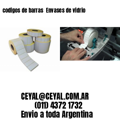codigos de barras 	Envases de vidrio