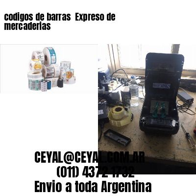 codigos de barras 	Expreso de mercaderias