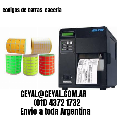 codigos de barras 	caceria