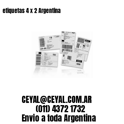 etiquetas 4 x 2 Argentina