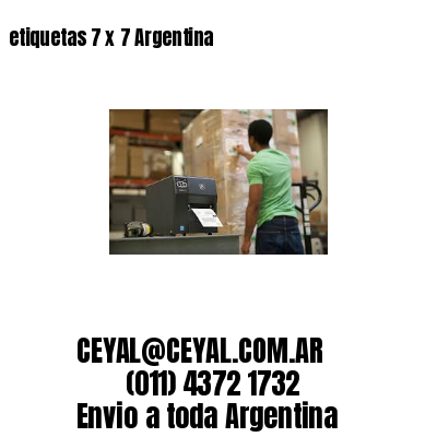 etiquetas 7 x 7 Argentina