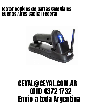 lector codigos de barras Colegiales  Buenos Aires Capital Federal