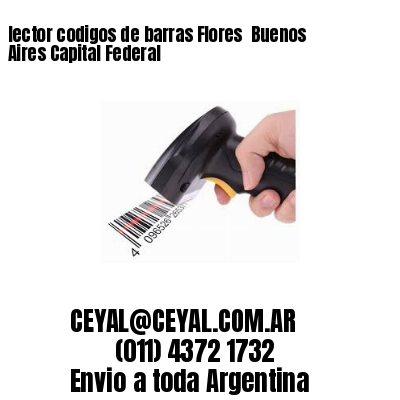 lector codigos de barras Flores  Buenos Aires Capital Federal