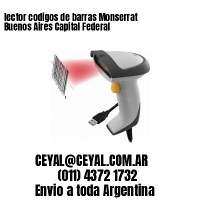 lector codigos de barras Monserrat  Buenos Aires Capital Federal