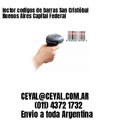 lector codigos de barras San Cristóbal  Buenos Aires Capital Federal