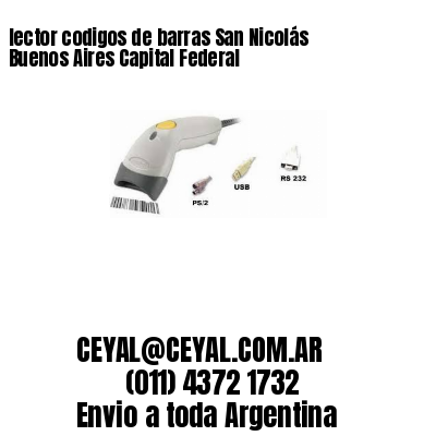 lector codigos de barras San Nicolás  Buenos Aires Capital Federal