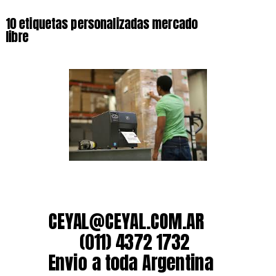10 etiquetas personalizadas mercado libre