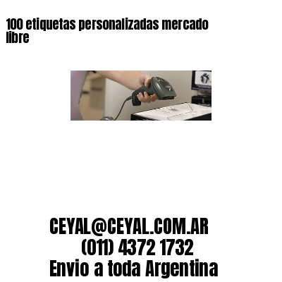 100 etiquetas personalizadas mercado libre