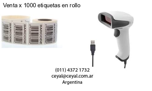 80 x 30 Termicas x 500 etiquetas – Argentina