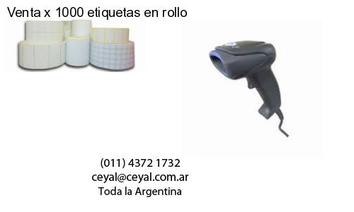 29 X 20 OPP x 500 etiquetas – Argentina