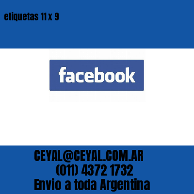 etiquetas 11 x 9