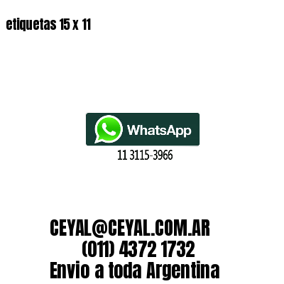 etiquetas 15 x 11