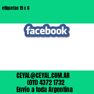 etiquetas 15 x 6