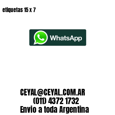 etiquetas 15 x 7