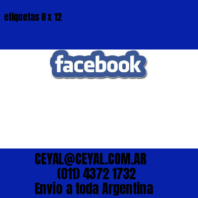 etiquetas 8 x 12