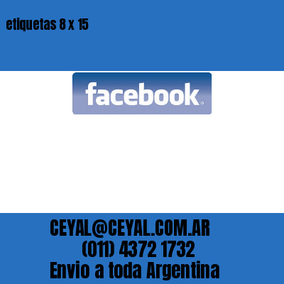 etiquetas 8 x 15