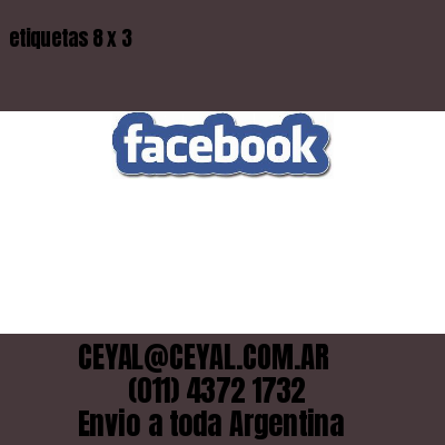 etiquetas 8 x 3
