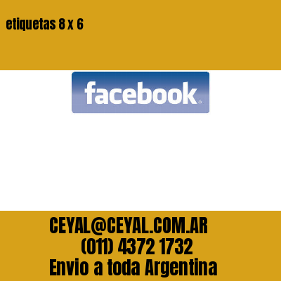 etiquetas 8 x 6