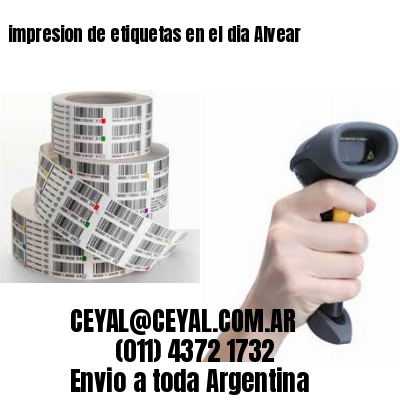 impresion de etiquetas en el dia Alvear