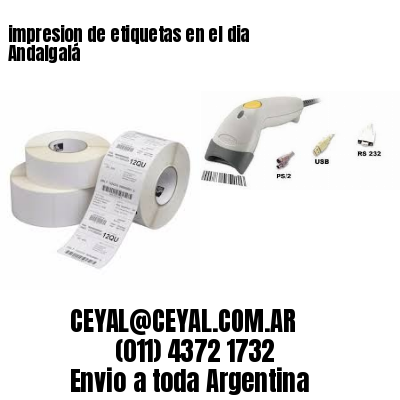 impresion de etiquetas en el dia Andalgalá