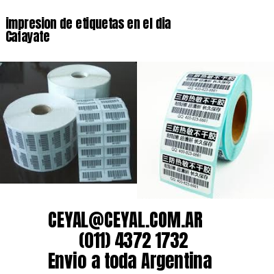 impresion de etiquetas en el dia Cafayate