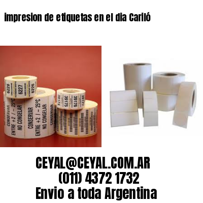 impresion de etiquetas en el dia Cariló