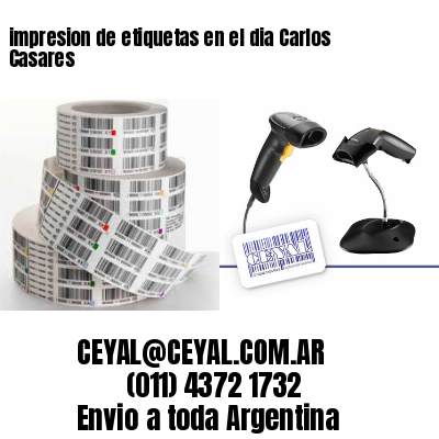 impresion de etiquetas en el dia Carlos Casares