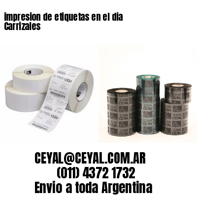 impresion de etiquetas en el dia Carrizales