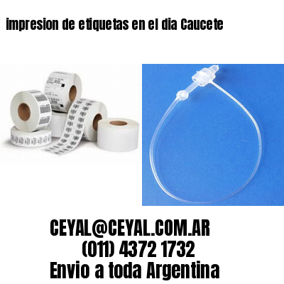 impresion de etiquetas en el dia Caucete