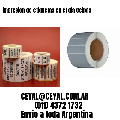 impresion de etiquetas en el dia Ceibas