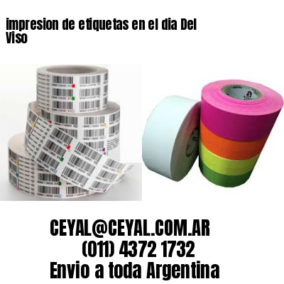 impresion de etiquetas en el dia Del Viso