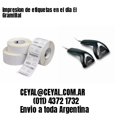 impresion de etiquetas en el dia El Gramillal