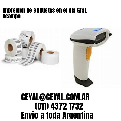 impresion de etiquetas en el dia Gral. Ocampo