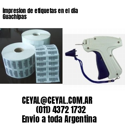 impresion de etiquetas en el dia Guachipas