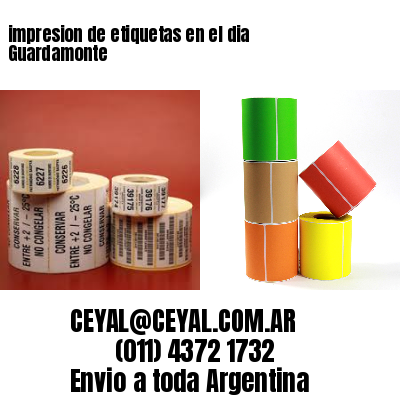 impresion de etiquetas en el dia Guardamonte