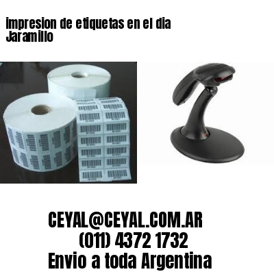 impresion de etiquetas en el dia Jaramillo