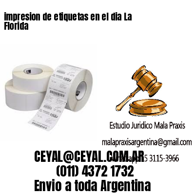 impresion de etiquetas en el dia La Florida
