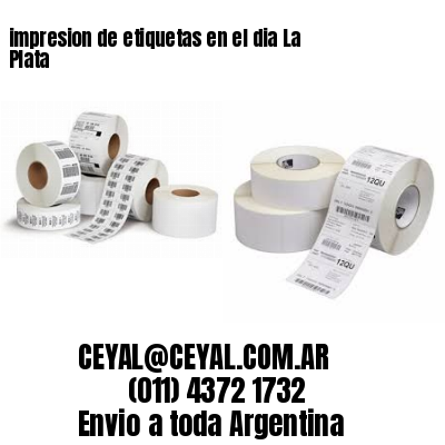 impresion de etiquetas en el dia La Plata