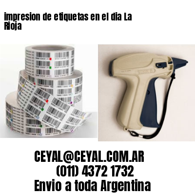 impresion de etiquetas en el dia La Rioja