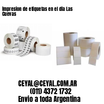 impresion de etiquetas en el dia Las Cuevas