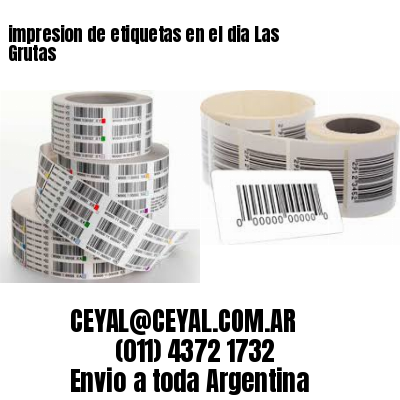 impresion de etiquetas en el dia Las Grutas