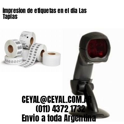 impresion de etiquetas en el dia Las Tapias