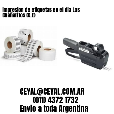 impresion de etiquetas en el dia Los Chañaritos (C.E)