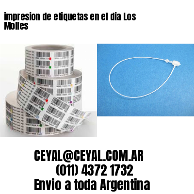 impresion de etiquetas en el dia Los Molles