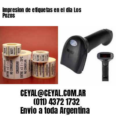 impresion de etiquetas en el dia Los Pozos