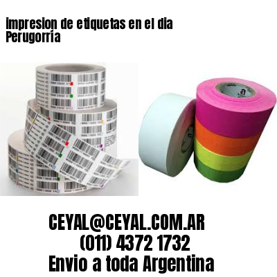 impresion de etiquetas en el dia Perugorría