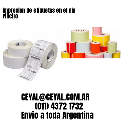 impresion de etiquetas en el dia Piñeiro