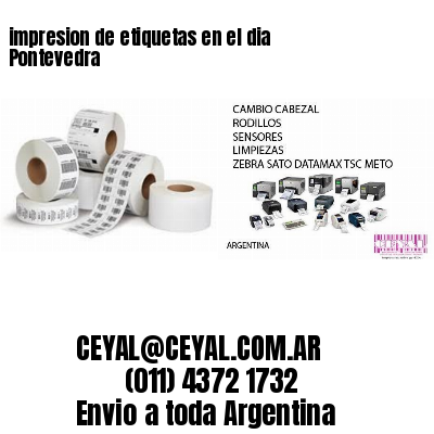 impresion de etiquetas en el dia Pontevedra