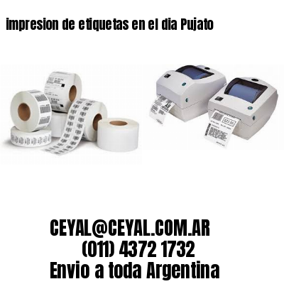 impresion de etiquetas en el dia Pujato